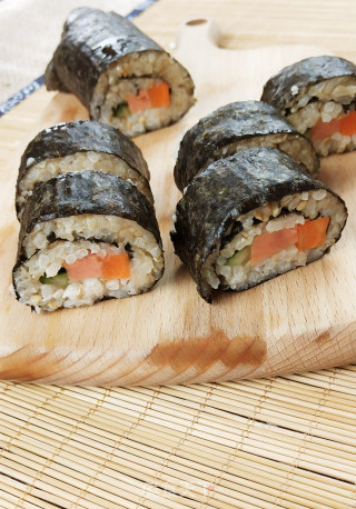 Roll Up The Delicacy of Autumn, Taste The Tartary Buckwheat Sushi! recipe