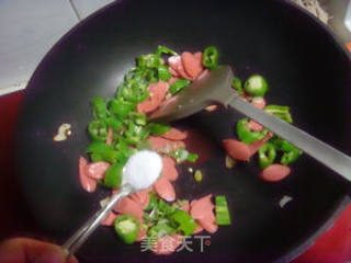 Hot Pepper Ham Sausage. recipe