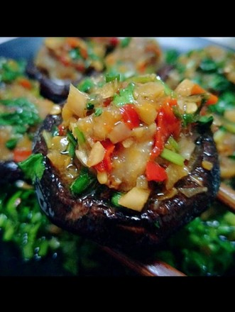 Stuffed Meat with Chopped Peppers and Mushrooms recipe