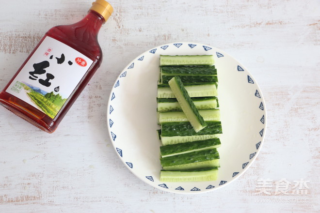 Hot and Sour Cucumber Strips recipe