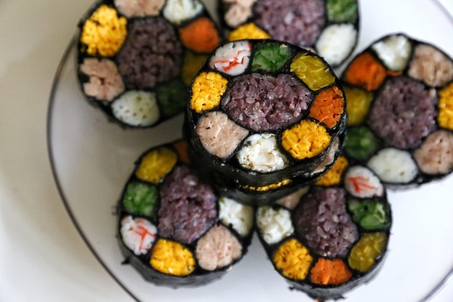 Flower Sushi Nori Roll recipe