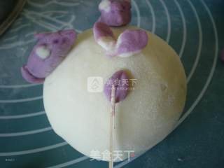 #aca烤明星大赛#purple Mouse Buns recipe