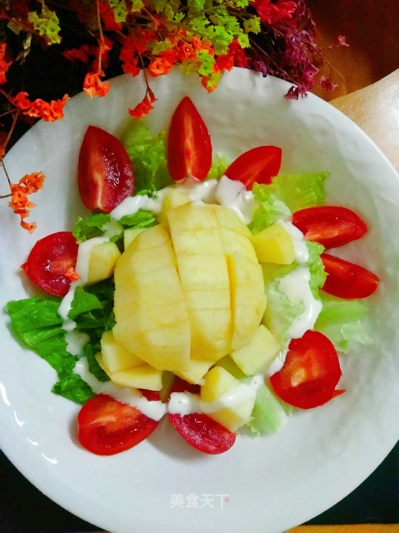 #salad# Vegetable and Fruit Salad recipe