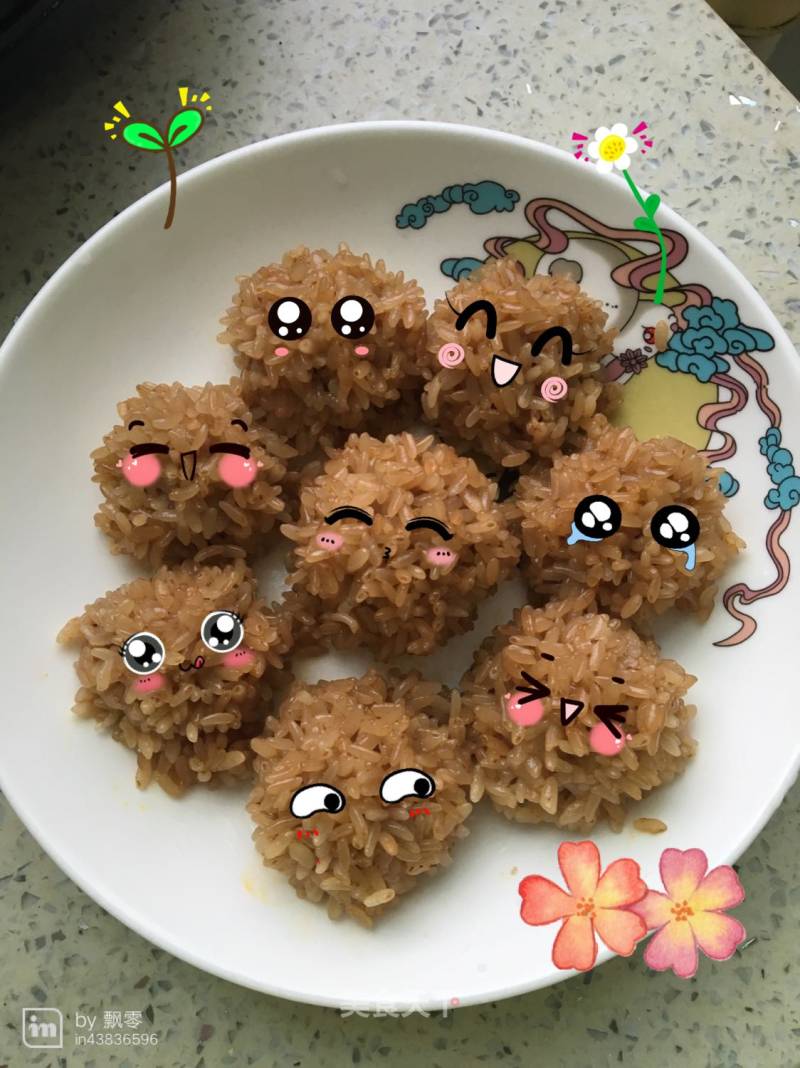 Glutinous Rice Balls with Egg Yolk and Meat Filling recipe