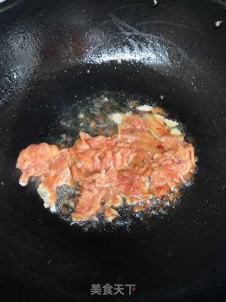 Braised Radish with Kimchi recipe