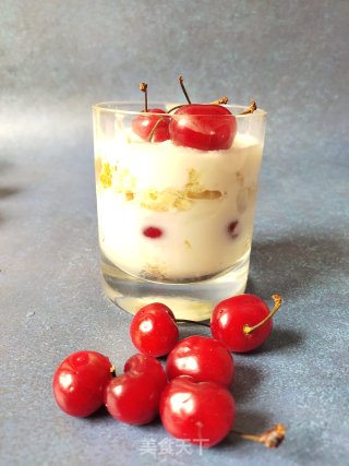 Yogurt Cherry Mix Cake recipe