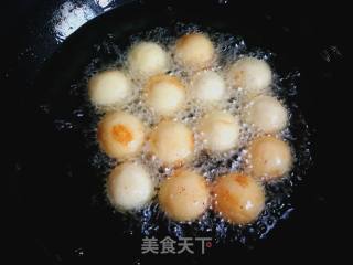 Fried Mango Yam Balls recipe