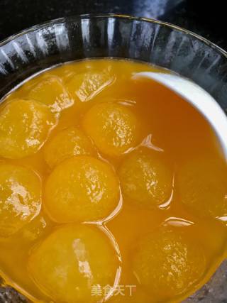 "home Cooking" Winter Melon Balls with Orange Juice recipe