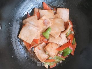 Carrot Roasted Thousand Pages Tofu recipe