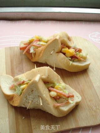 Corn Salad Sandwich Rolls recipe