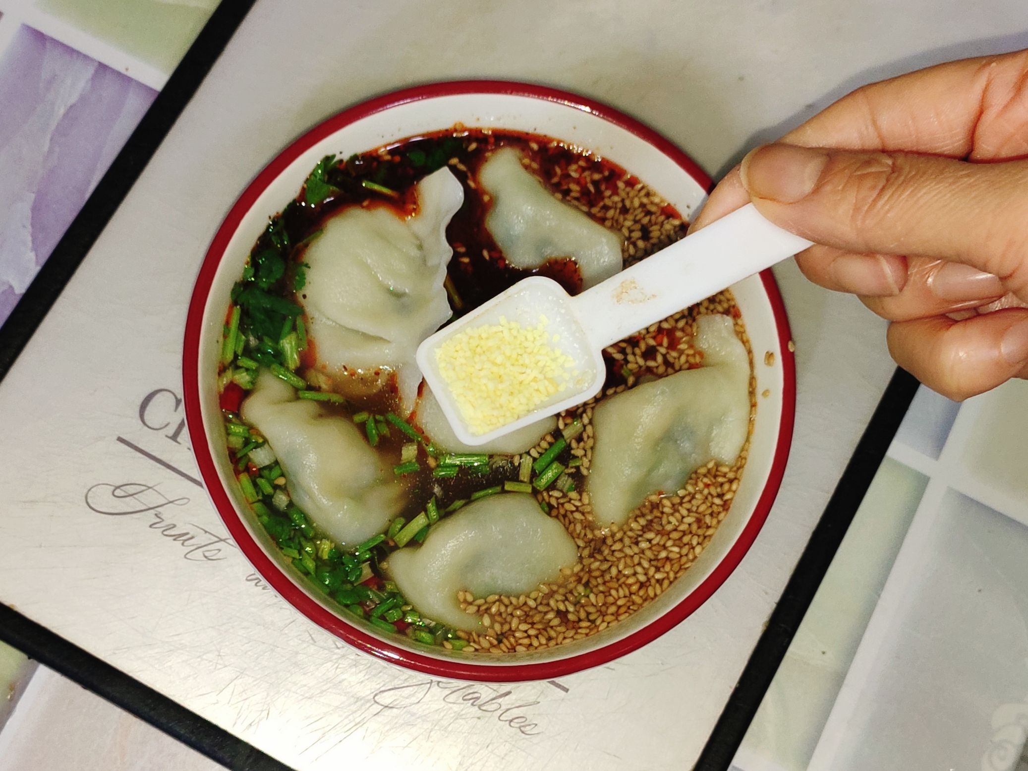 #冬至大如年# Sour Soup Dumplings with Great Appetite recipe