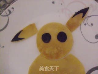 Pikachu Egg Crust Rice Bowl recipe