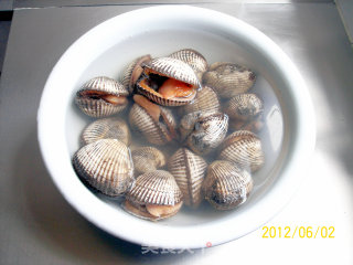 [symphony of Gourmet Spring]-"fried Clams with Chives and Edamame" recipe