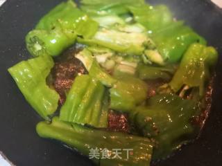 Home Cooking-tempeh and Green Pepper recipe