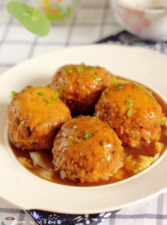 Less Oil Version of Sixi Meatballs recipe