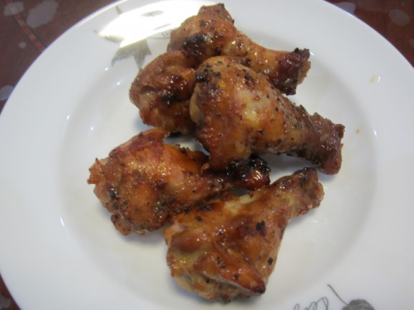 Roasted Chicken Drumsticks with Black Pepper recipe