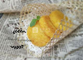 Fried Glutinous Rice Cake with Bread Crumbs recipe