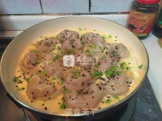 Fried Wonton with Egg Crust recipe
