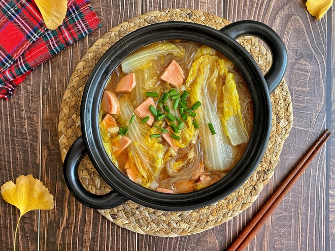 Baby Vegetable Vermicelli Pot, Low-calorie and Delicious recipe