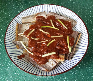 Steamed Dried Eel with Sauce recipe