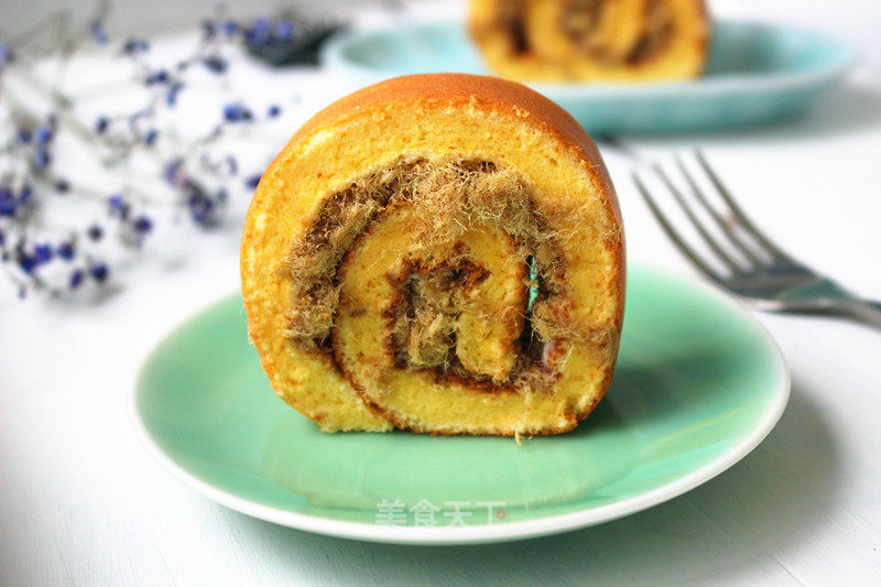 #the 4th Baking Contest and is Love to Eat Festival# Pork Floss Cake Roll recipe