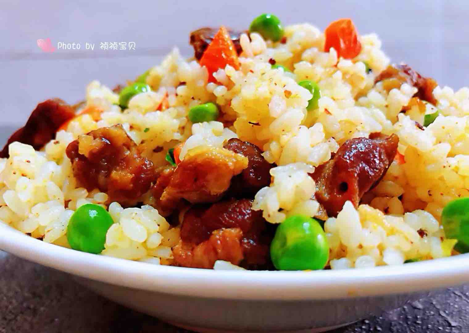 Lamb Skewers Fried Rice recipe