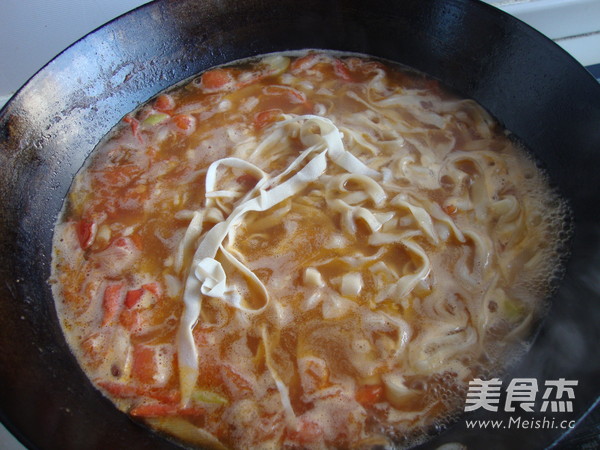 Tomato Noodle Soup recipe