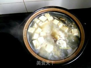 Casserole Crucian Carp Tofu Soup recipe