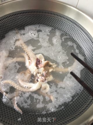 Squid Legs in Soy Sauce with Scallions recipe