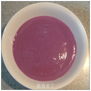 It's Faint, It's Beautiful-----purple Potato Pudding with Coconut Milk recipe