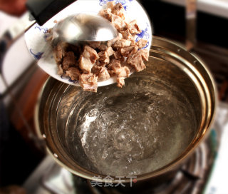 Cooking Corn and Winter Melon Pork Rib Soup in A Boiling Pot Off The Fire recipe