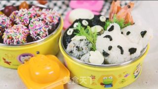 Let's Go to Spring with A Delicious Bento and Baby! recipe