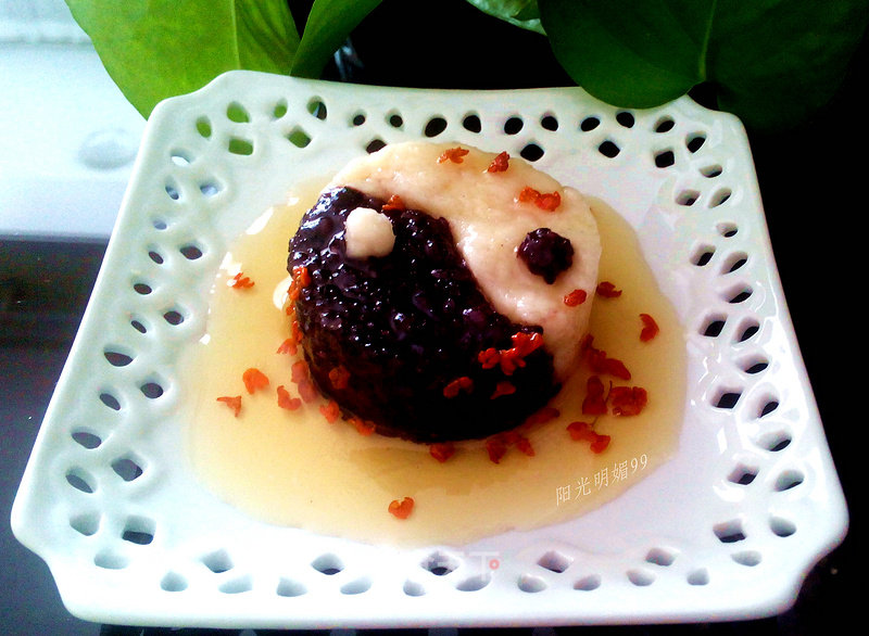 Black Rice Tai Chi Osmanthus Cake recipe