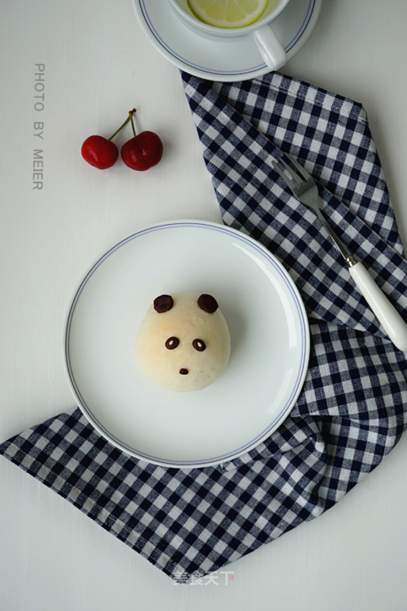 #aca Fourth Session Baking Contest# Making Pornographic Panda Egg Yolk Cake recipe