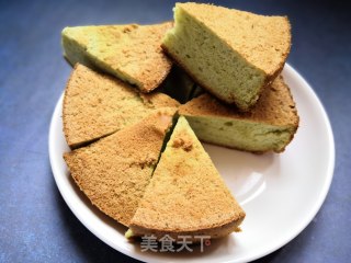 Spinach Chiffon Cake recipe