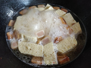 Frozen Tofu Stewed with Cabbage recipe