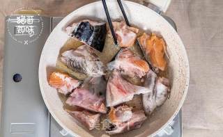 Salmon Head with Sauce recipe