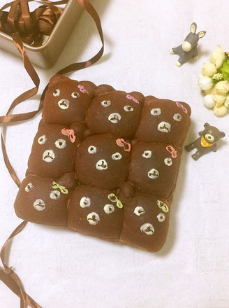 Chocolate Rilakkuma Bun recipe