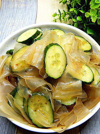 Cucumber Chilled Vermicelli recipe