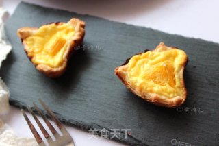 #炉美食#orange-flavored Egg Tart recipe