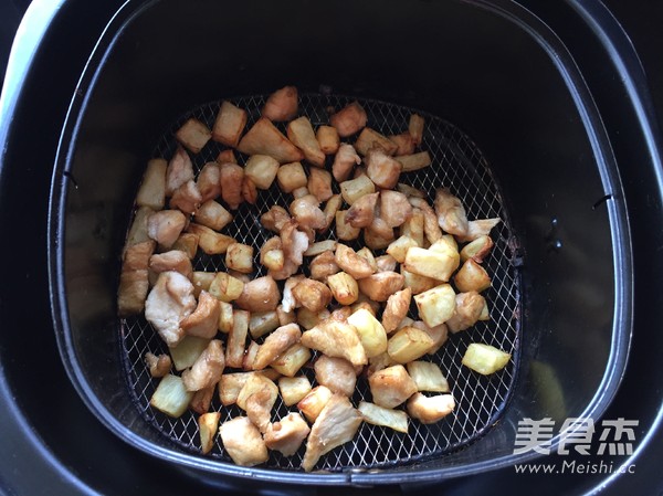 Potato Chicken Fried Rice recipe