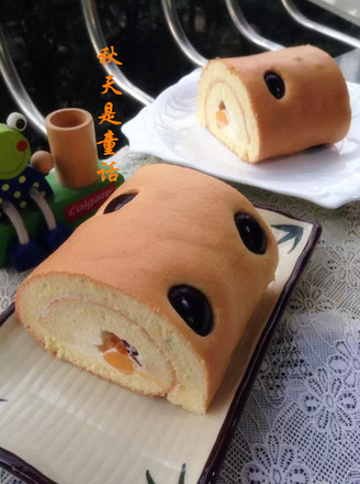 Cherry Bao Cake Roll recipe