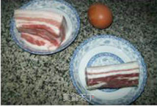 Steamed Double Pork Belly with Egg recipe