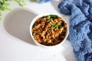 Garlic Scallop Chicken Fried Rice recipe