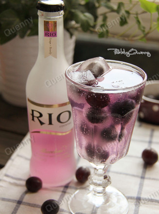 Cocktail Grape Ice Drink recipe