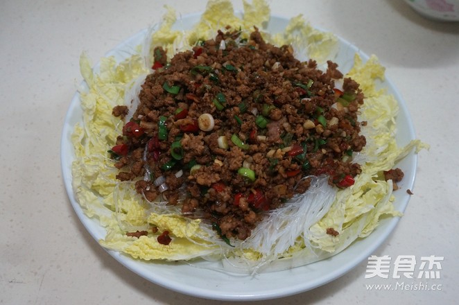 Microwave Version of Minced Pork Vermicelli Baby Dish recipe