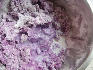 Purple Sweet Potato Sesame Cake recipe
