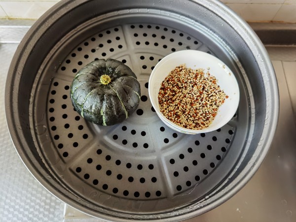 Pumpkin Quinoa Rice recipe