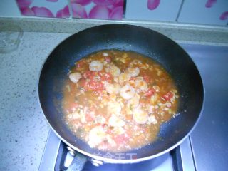 A Very Beautiful and Attractive Dish-tomato Shrimp Gu recipe