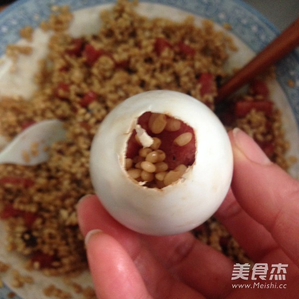 Sausage Sticky Rice Egg recipe